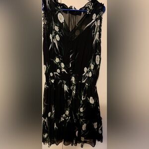 Maurice’s black and floral dress Sz. XL